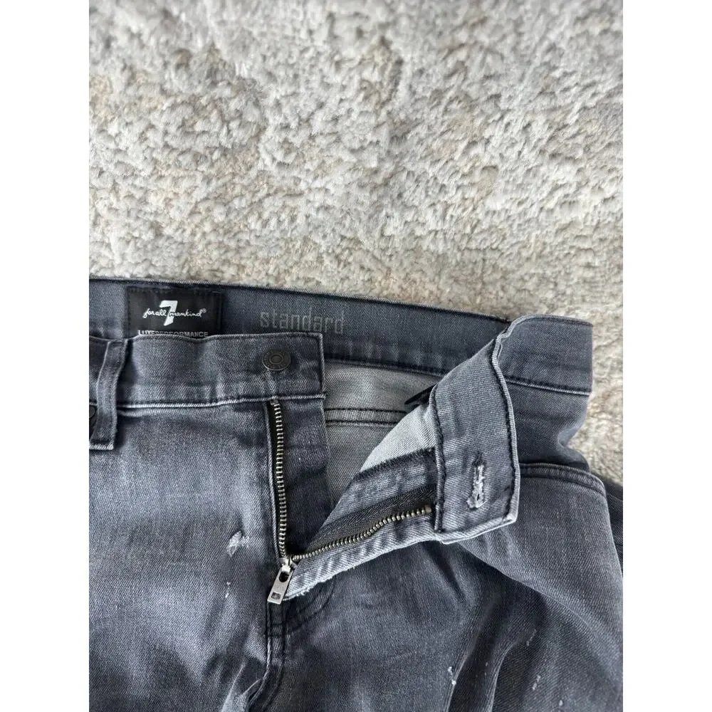 7 For All Mankind Luxe Performance‎ Mens Sz 33 Standard Jeans Straight (33x29)